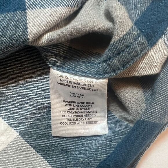 2 RedHead Ranch Men's M Cotton Shirt Plaid Flannel Long Sleeve Button-Up Bundle - Picture 11 of 13